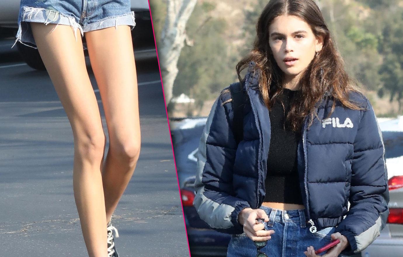 Kaia Gerber Legs Look Very Skinny