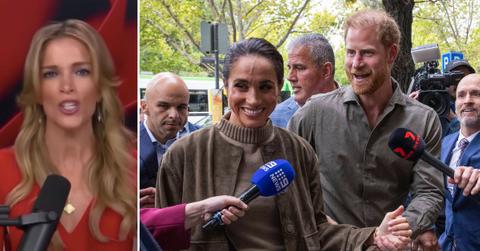 picture of megyn Kelly, Meghan Markle and Prince Harry