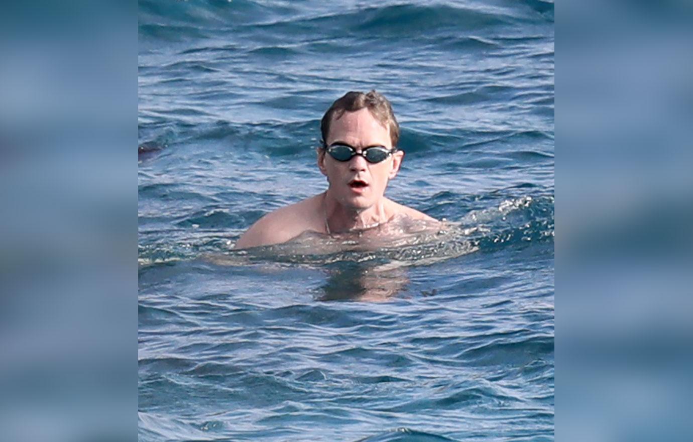 Neil Patrick Harris Husband Kids Shirtless Yacht