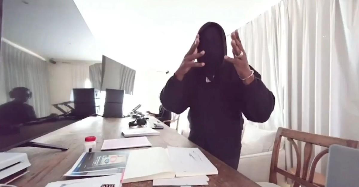 kanye west crashes custody kids