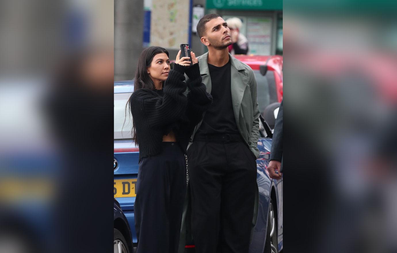 Kourtney Kardashian Younes Bendjima Love In Paris Pics