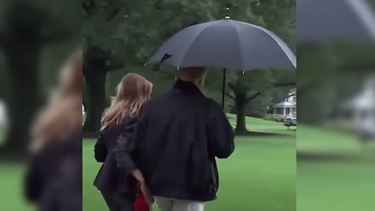 Photo of Melania and Donald Trump