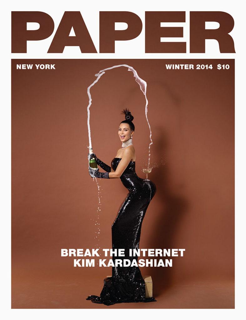 //Kylie Jenner Kim Kardashian Topless Latex Complex Cover