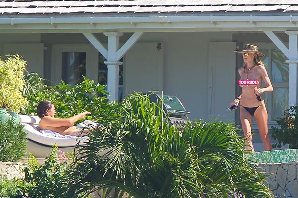 //vito schnabel heidi klum topless st barths