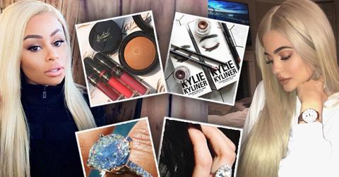 //Kylie Jenner Blac Chyna Feud Instagram Blonde Makeup pp