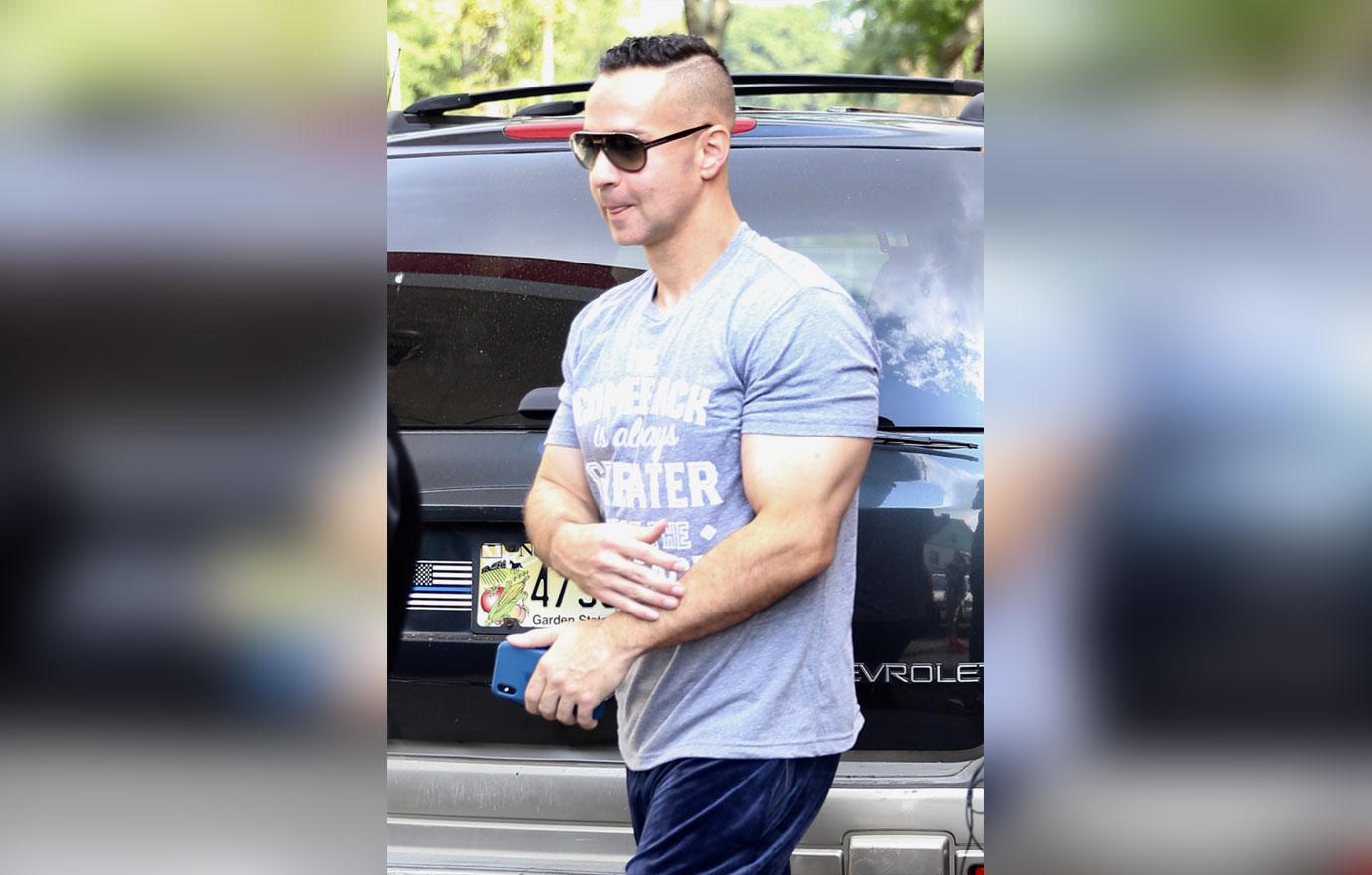 First pics of Mike 'The Situation' Sorrentino just hours after he was released from a Federal Correction Facility in Otisville.