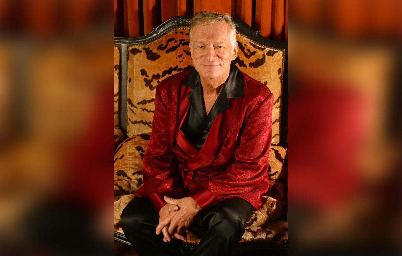 Hugh Hefner Auction: Playboy King Famous Black Silk Pajamas & Playboys ...