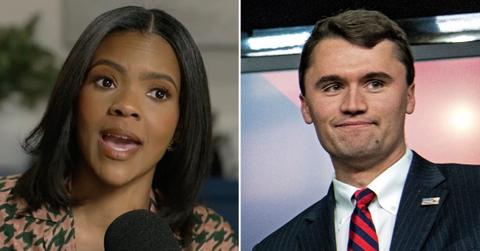 Composite photo of Candace Owens and Charlie Kirk