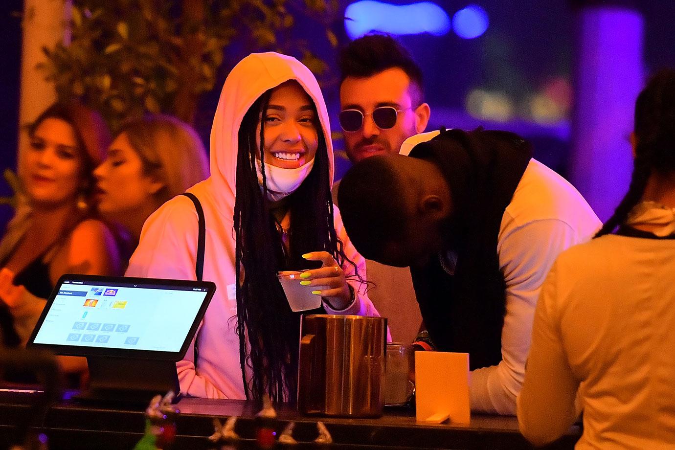 Jordyn Woods Gets Close To Mystery Man Coachella