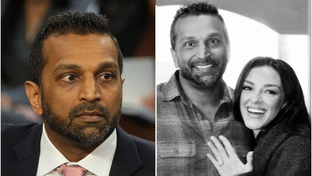 picture of Kash Patel and Alexis Wilkins