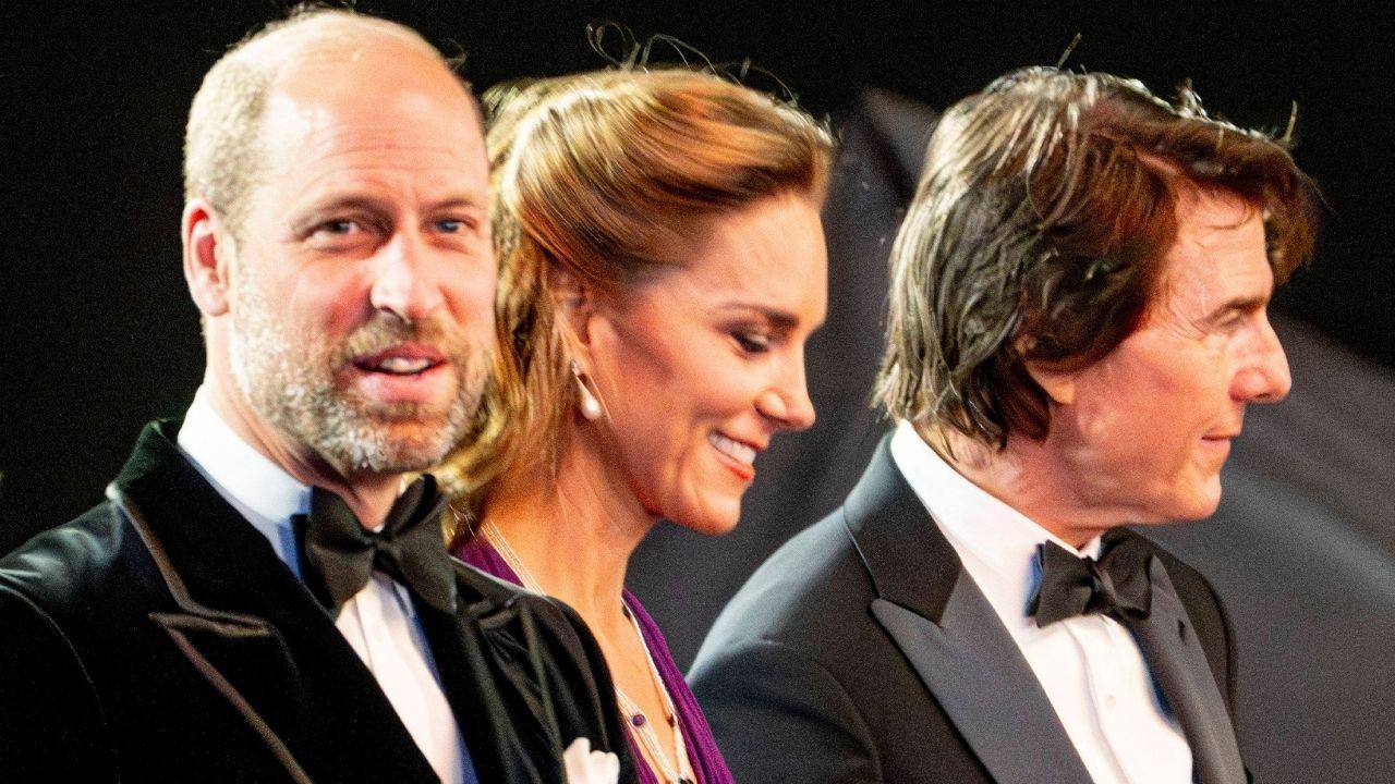 Photo of Prince William, Princess Kate and Tom Cruise