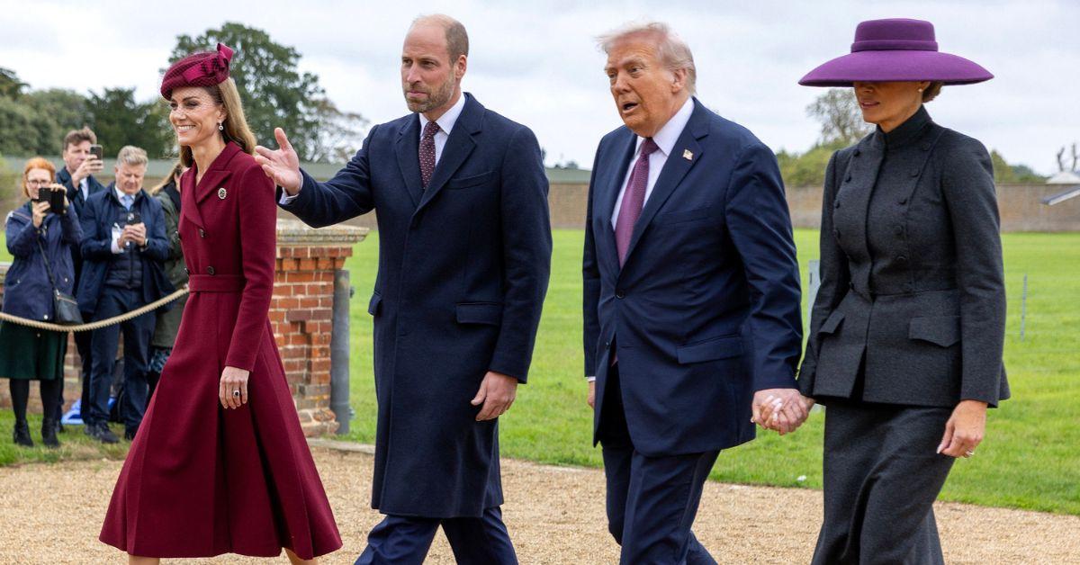 donald trump, melania trump, prince william, kate middleton