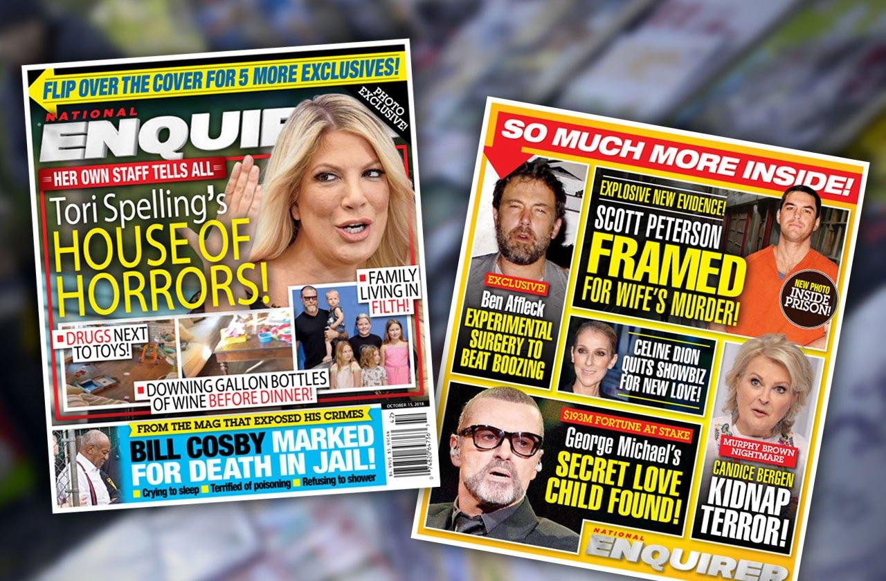 The New National ENQUIRER — Two Covers For More Bombshell Stories!