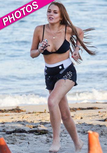 PIC] Lindsay Lohan's Bruised Legs — LiLo Black & Blue In A Bikini –  Hollywood Life