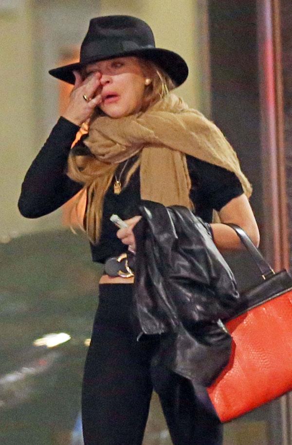 Lindsay Lohan Crying