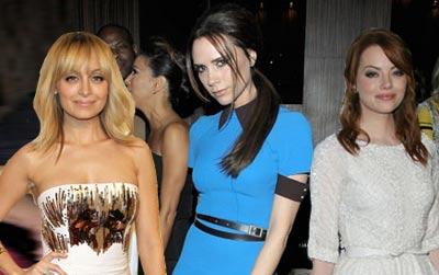 //pre oscar style nicole richie victoria beckham
