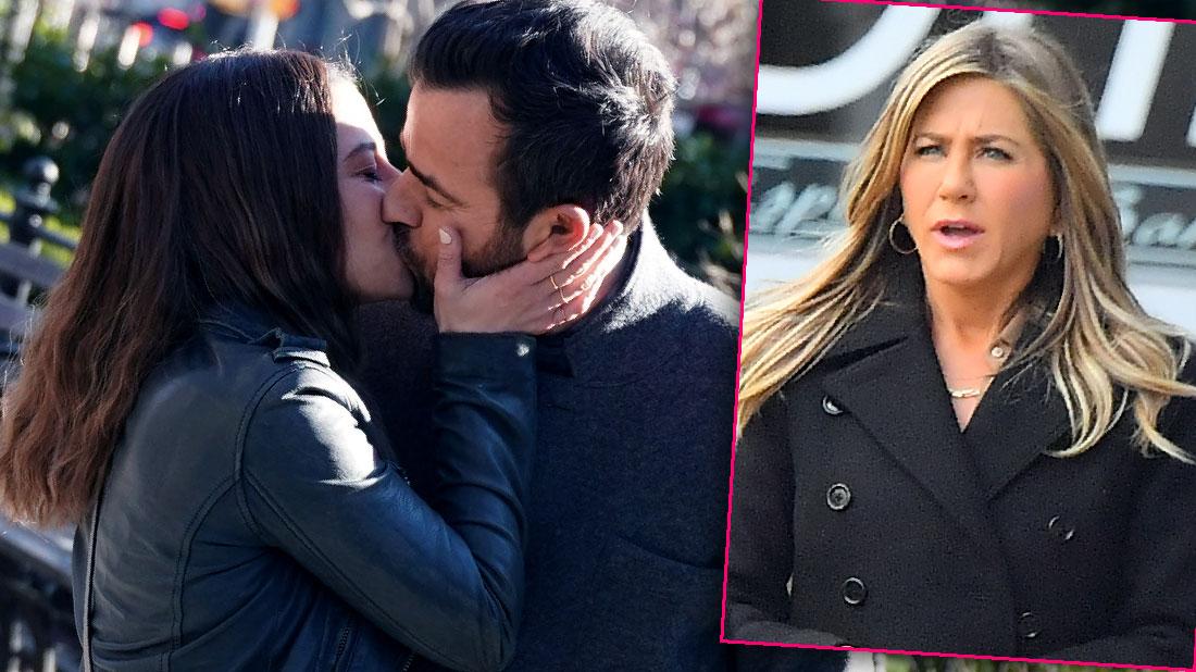 Justin Theroux Kisses Ilana Glazer New York