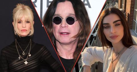 Split photo of Ozzy, Aimee and Kelly Osbourne