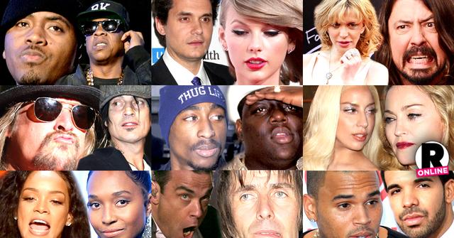 //biggest music feuds of all time pp sl