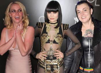 //britney spears jessie j sinead oconnor best worst weekend