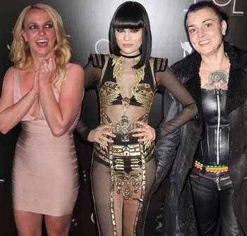 //britney spears jessie j sinead oconnor best worst weekend