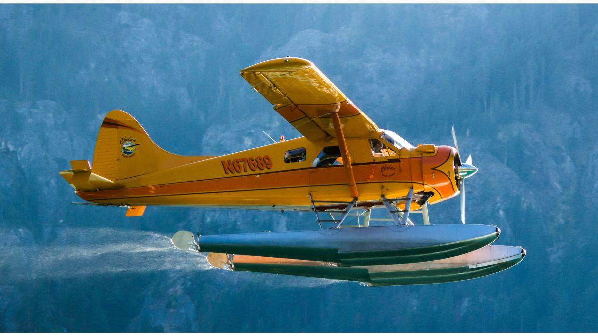 image of Passengers gasped as the seaplane hit the choppy waters.