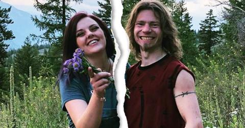 Torn Photo Of Bear Brown and Fiancee Raiven Adams