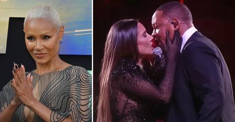 scorned jada pinkett smith planning very public display of affection with another man after husband will stage kiss pp