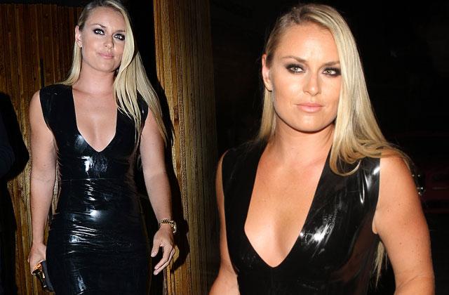 Lindsey Vonn Tiger Woods Breakup Revenge Latex Dress