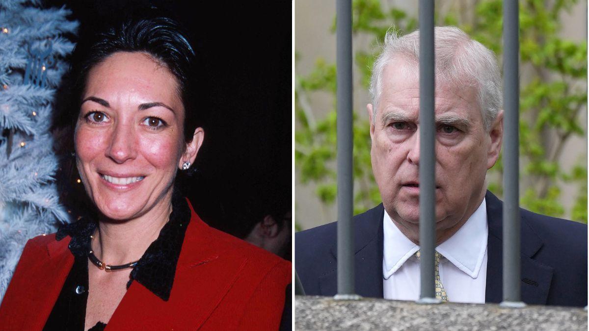 Photo of Ghislaine Maxwell and Andrew Windsor