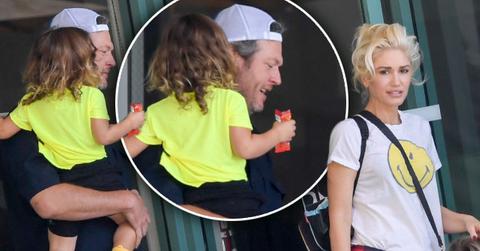gwen stefani blake shelton son kid apollo