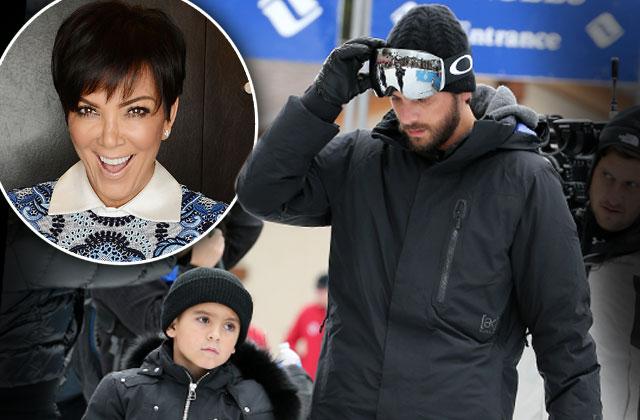 Scott Disick Kris Jenner KUWTK Filming