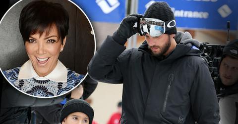 Scott Disick Kris Jenner KUWTK Filming