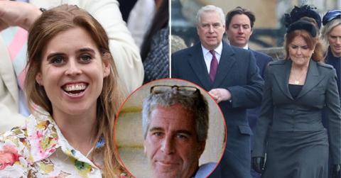 picture of Princess Beatrice, Andrew Windsor and Sarah Ferguson