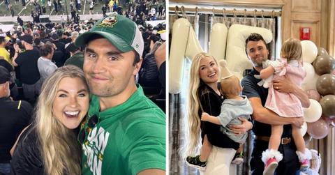 Photo of Erika Frantzve, Charlie Kirk and family