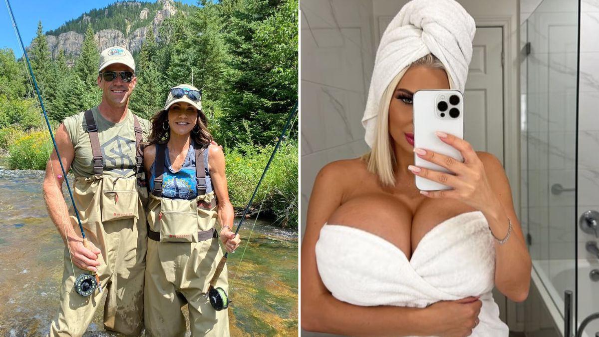 Photo of Bryon Noem, Kristi Noem, Nicole Raccagno