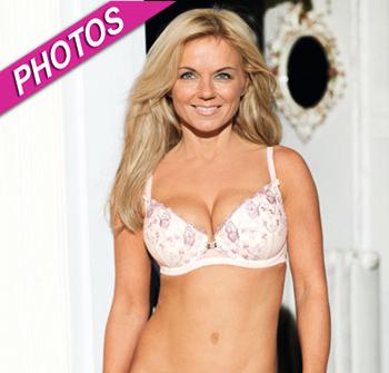 //geri halliwell spice girl model lingerie splash