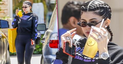 Kylie Jenner wears rumored engagement ring on jewelry shopping spree