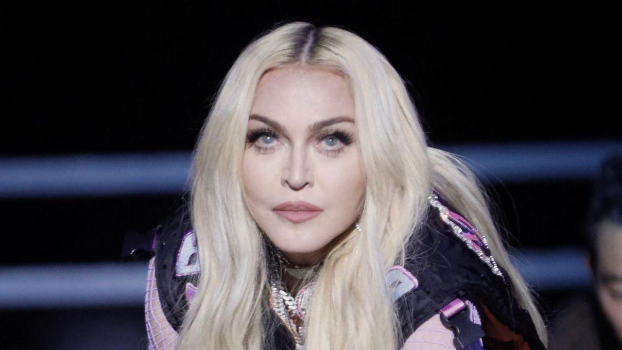 Madonna tests new material by stretching herself with a stand-up comedy experiment.