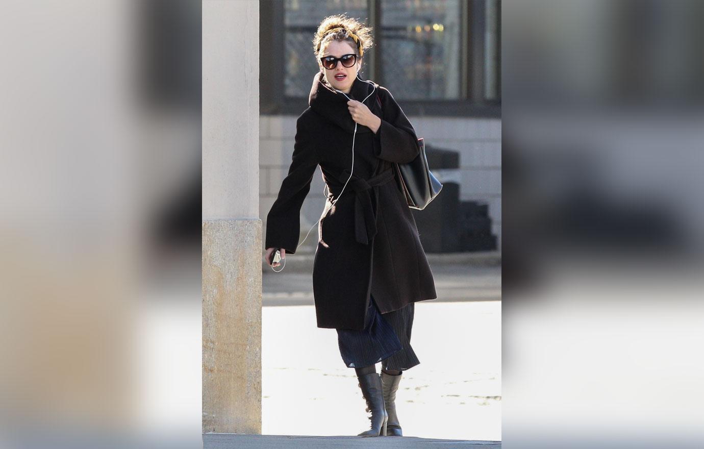 Brad Pitt Girlfriend Neri Oxman Takes Stroll Cambridge