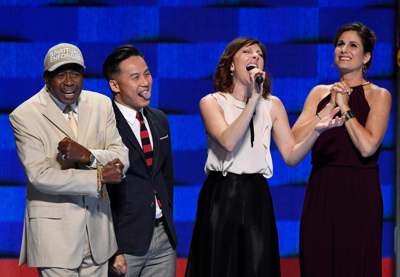 Hillary Clinton Democrat Convention Third Night Surprising Moments