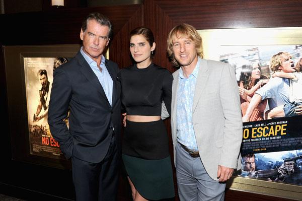 Lake Bell, Owen Wilson And Pierce Brosnan Step Out For No Escape Premiere