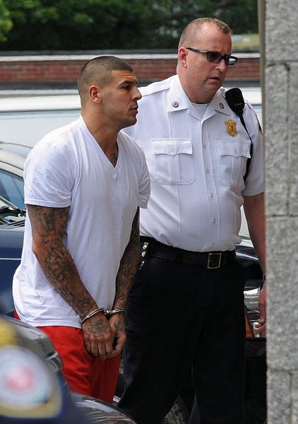 Aaron hernandez june 26 2013 hi-res stock photography and images