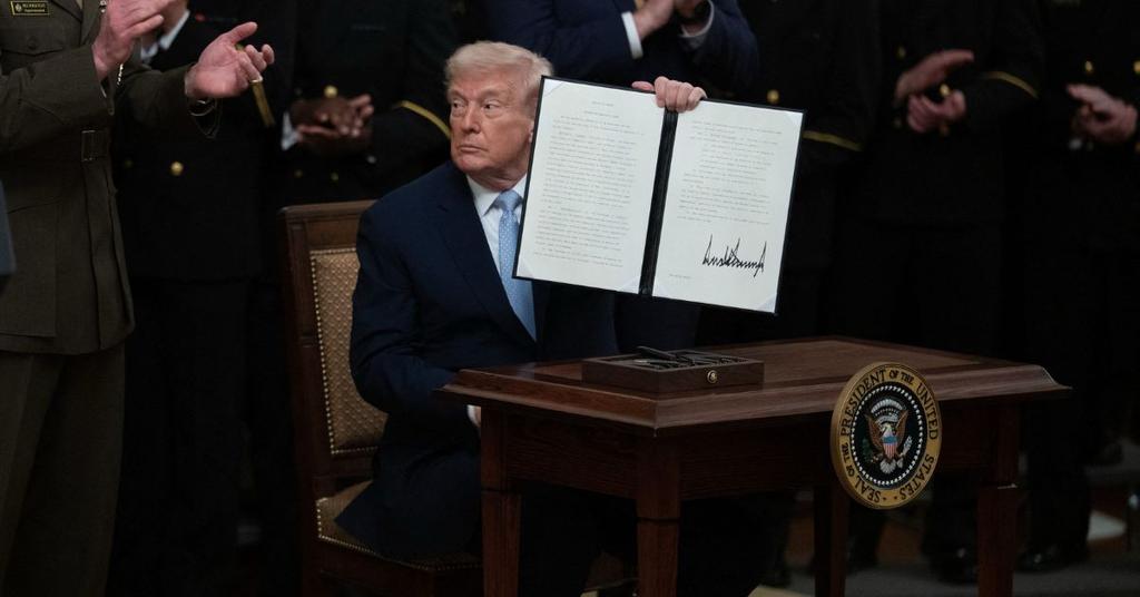 Trump, 79, Sparks Health Concerns After Struggling To Sit At Tiny Desk