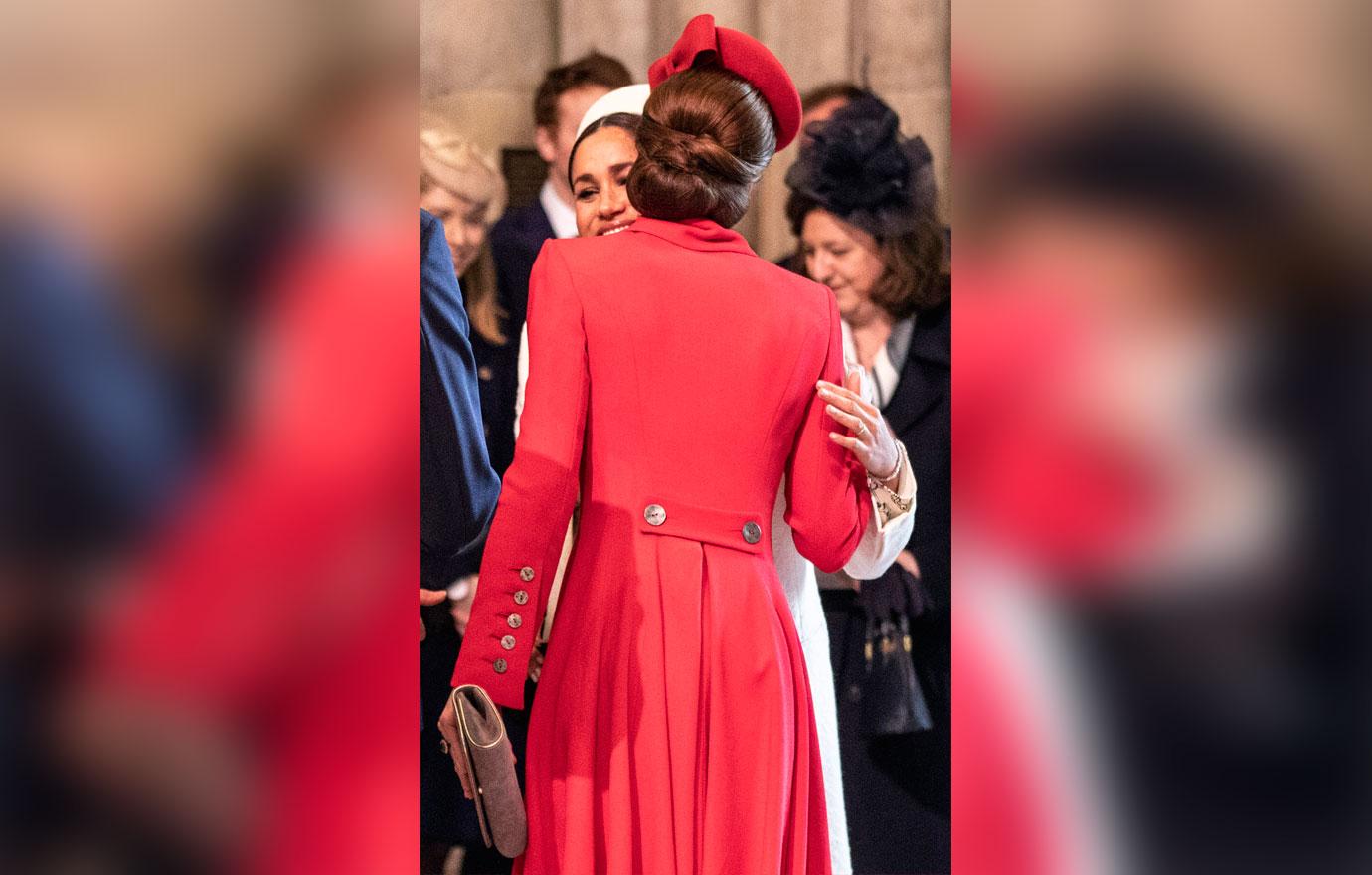 Meghan Markle And Kate Middleton Kiss And Hug Amid Feud 8241