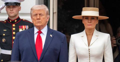 image of Donald and Melania Trump