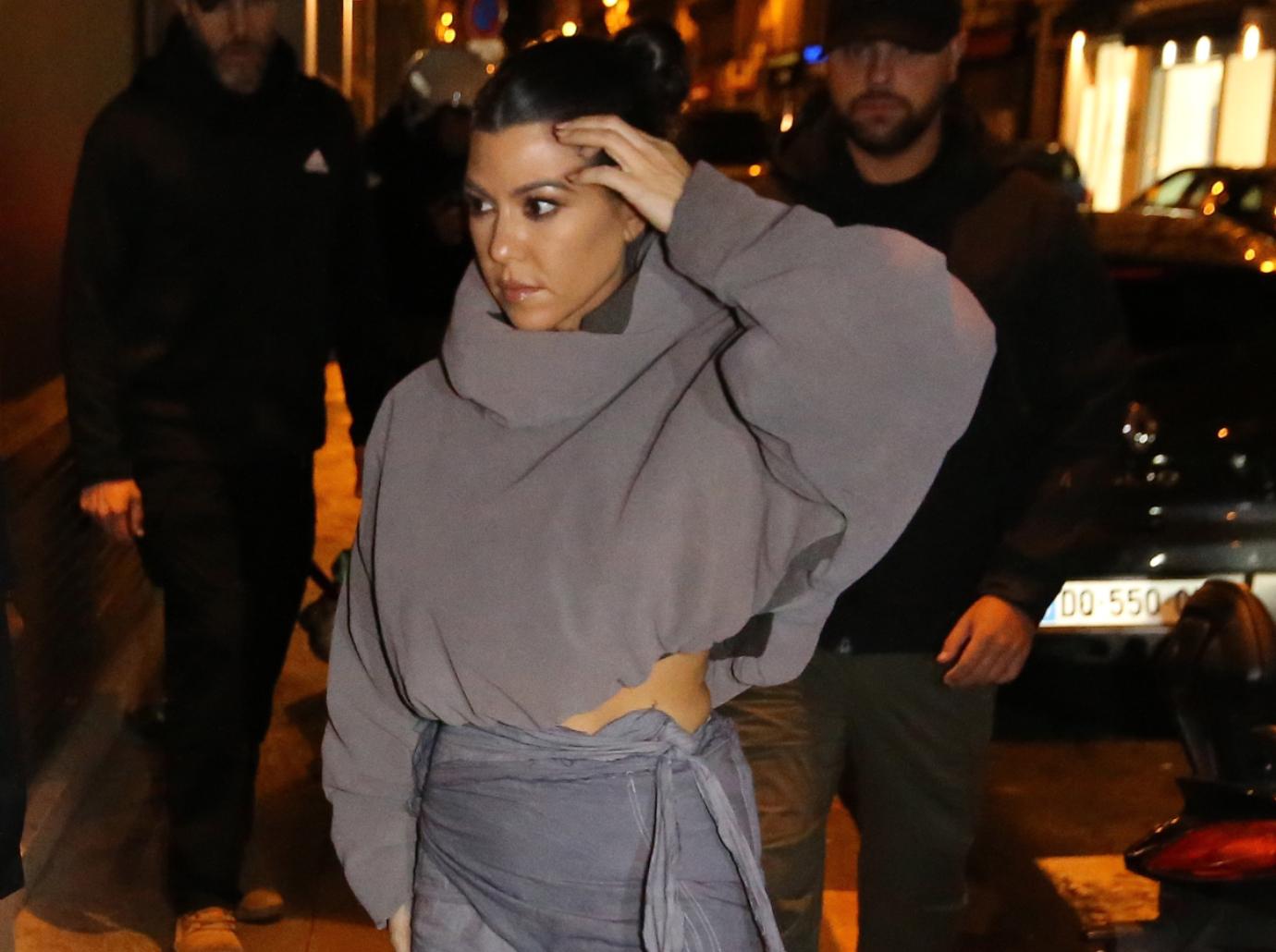 Kourtney Kardashian Runs For Cover When Golf-Size Hail Rips Through Dolce &  Gabbana Fashion Show
