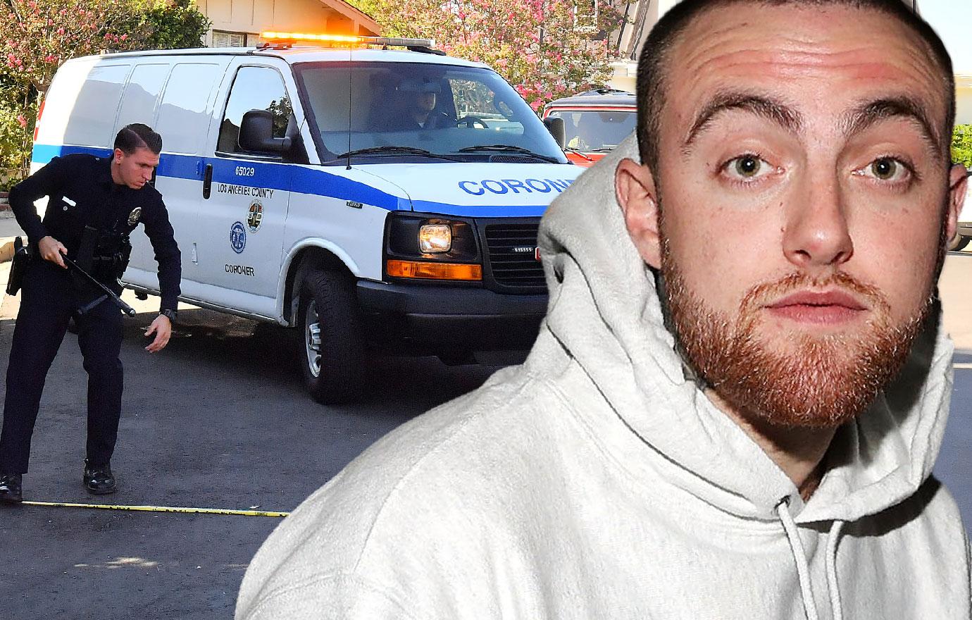 Coroner Removes Mac Miller Body From Home