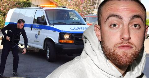Coroner Removes Mac Miller Body From Home