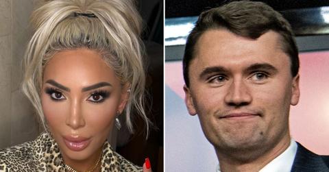 Composite photo of Farrah Abraham and Charlie Kirk